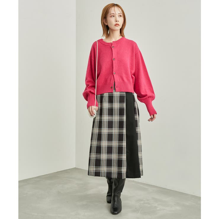 チェックコンビキルトスカート | ROPE' PICNIC | 詳細画像2 