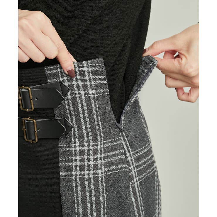 チェックコンビキルトスカート | ROPE' PICNIC | 詳細画像23 