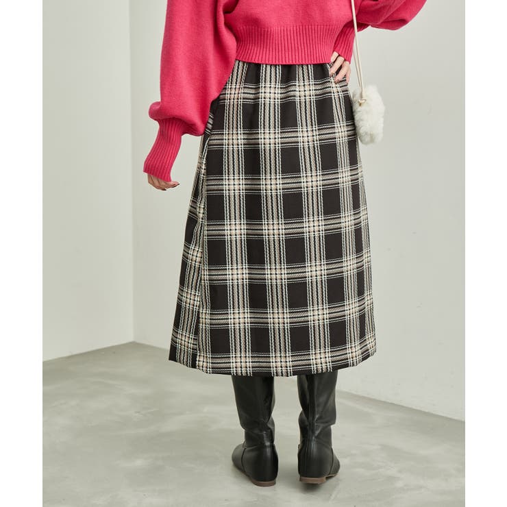 チェックコンビキルトスカート | ROPE' PICNIC | 詳細画像5 