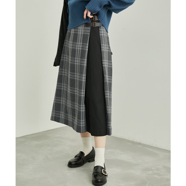 チェックコンビキルトスカート | ROPE' PICNIC | 詳細画像8 