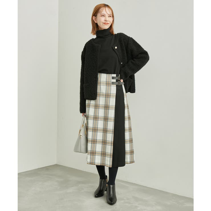 チェックコンビキルトスカート | ROPE' PICNIC | 詳細画像9 