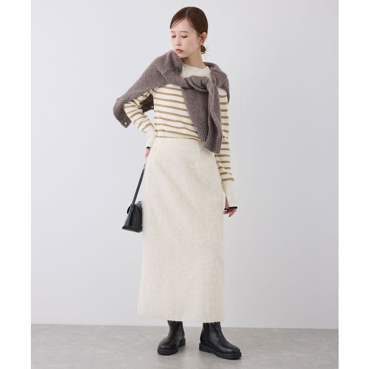 フェザーラメアイラインロングスカート | ROPE' PICNIC | 詳細画像14 