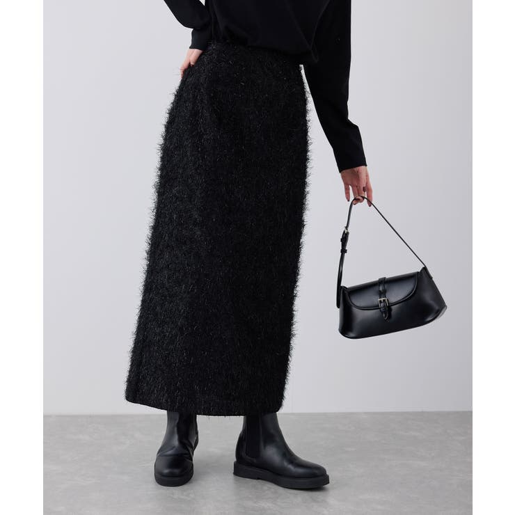 フェザーラメアイラインロングスカート | ROPE' PICNIC | 詳細画像4 