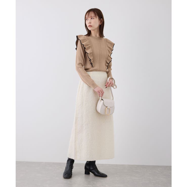 フェザーラメアイラインロングスカート | ROPE' PICNIC | 詳細画像8 