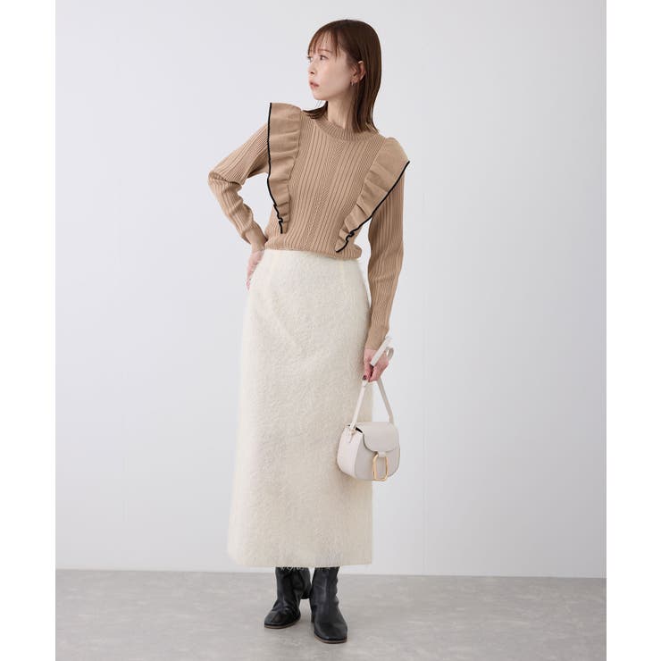 フェザーラメアイラインロングスカート | ROPE' PICNIC | 詳細画像9 