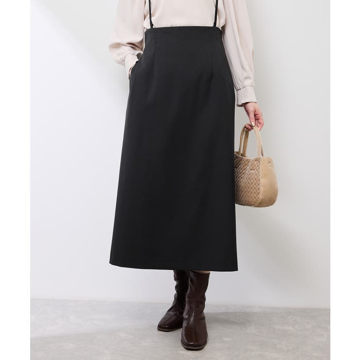 ブラック(01) | ナローサスペンダースカート | ROPE' PICNIC