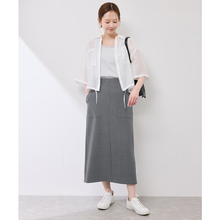 フロントポケットアイラインスカート | ROPE' PICNIC | 詳細画像10 