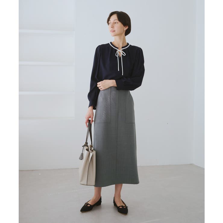 フロントポケットアイラインスカート | ROPE' PICNIC | 詳細画像3 