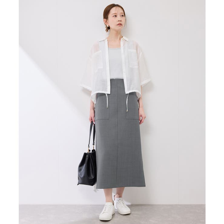 フロントポケットアイラインスカート | ROPE' PICNIC | 詳細画像8 