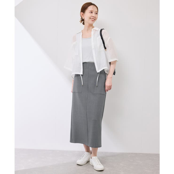 フロントポケットアイラインスカート | ROPE' PICNIC | 詳細画像9 