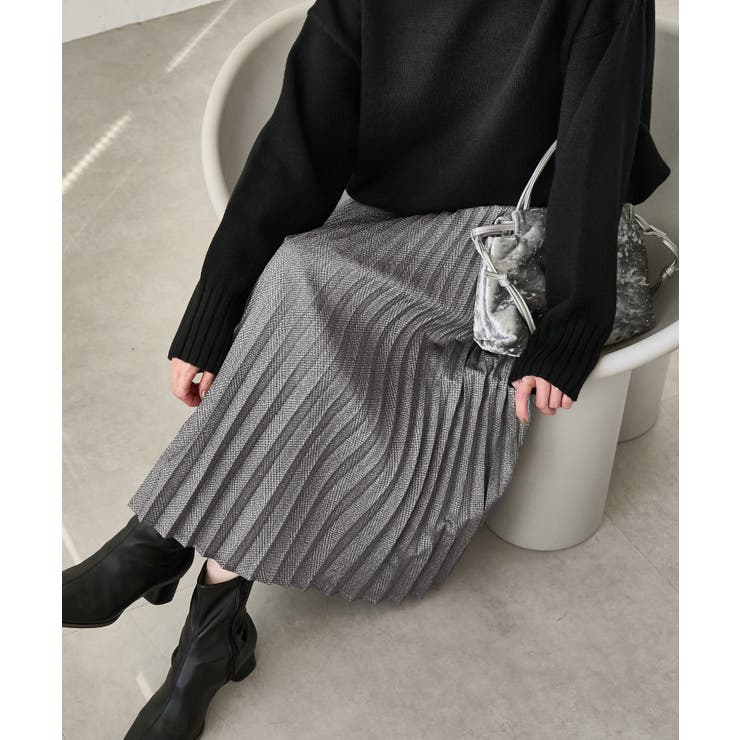 ラメチェックプリーツスカート/着丈が選べる | ROPE' PICNIC | 詳細画像10 