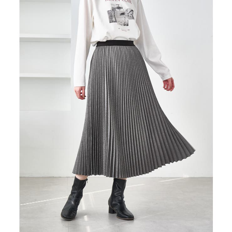 ラメチェックプリーツスカート/着丈が選べる | ROPE' PICNIC | 詳細画像14 