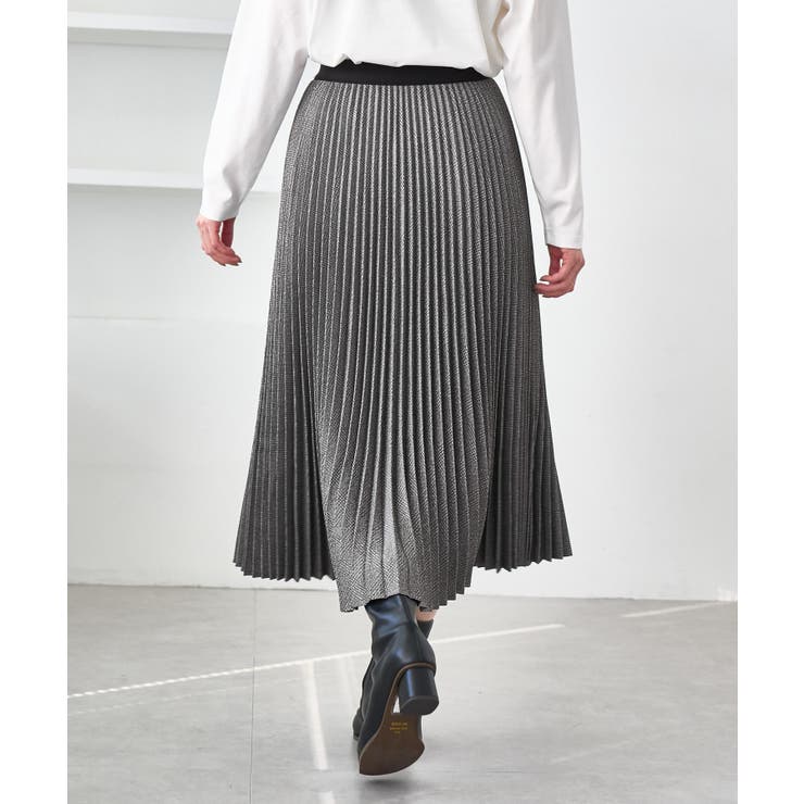 ラメチェックプリーツスカート/着丈が選べる | ROPE' PICNIC | 詳細画像15 