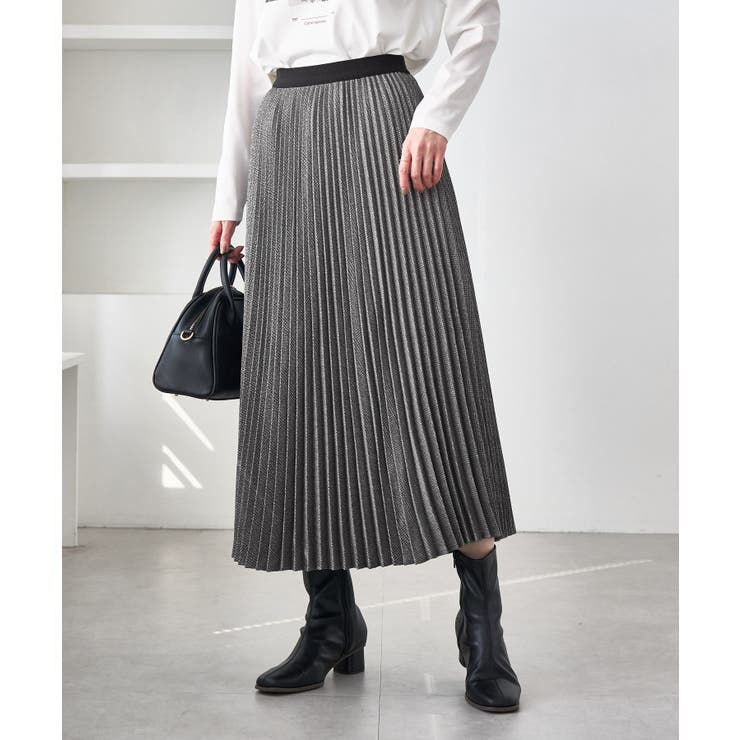 ラメチェックプリーツスカート/着丈が選べる | ROPE' PICNIC | 詳細画像16 