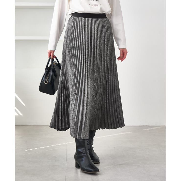 ラメチェックプリーツスカート/着丈が選べる | ROPE' PICNIC | 詳細画像17 