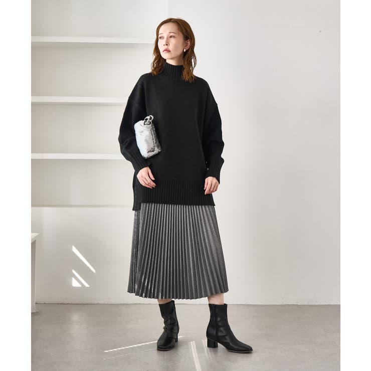 ラメチェックプリーツスカート/着丈が選べる | ROPE' PICNIC | 詳細画像2 