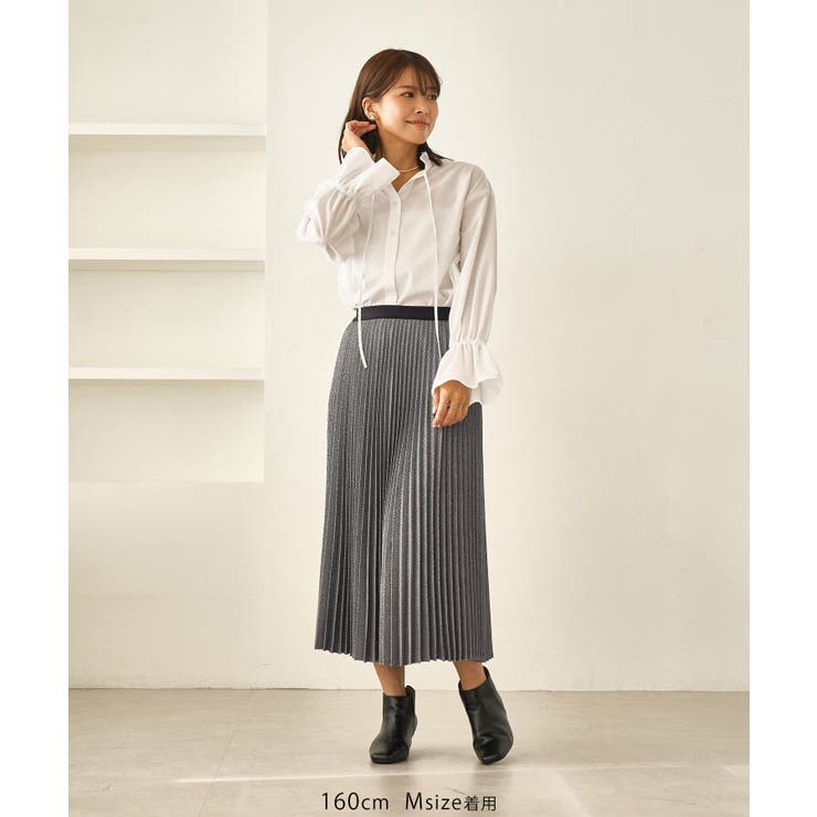 ラメチェックプリーツスカート/着丈が選べる | ROPE' PICNIC | 詳細画像21 