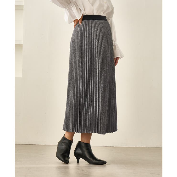 ラメチェックプリーツスカート/着丈が選べる | ROPE' PICNIC | 詳細画像22 