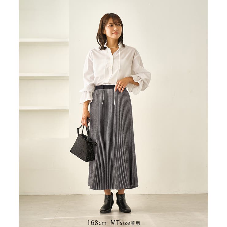 ラメチェックプリーツスカート/着丈が選べる | ROPE' PICNIC | 詳細画像23 