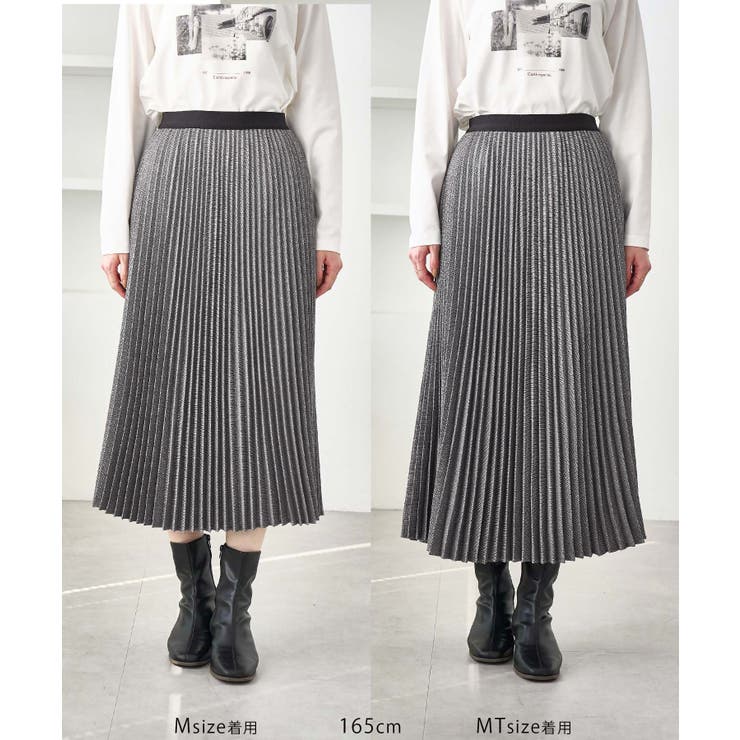 ラメチェックプリーツスカート/着丈が選べる | ROPE' PICNIC | 詳細画像25 