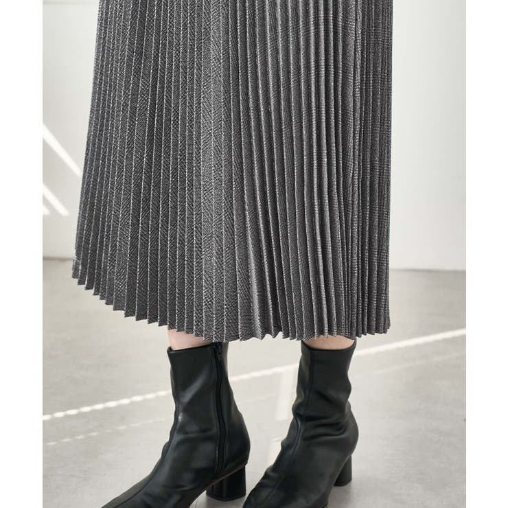 ラメチェックプリーツスカート/着丈が選べる | ROPE' PICNIC | 詳細画像30 