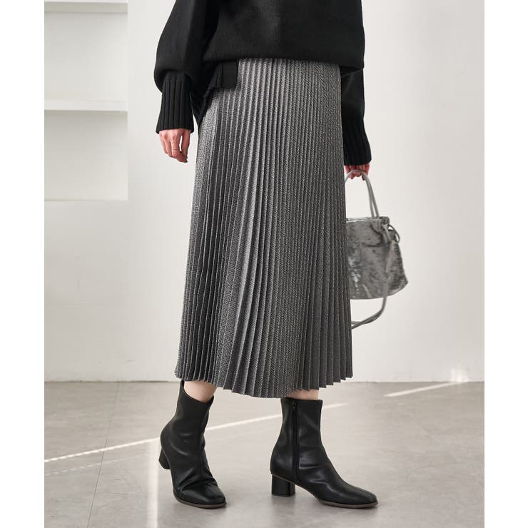 ラメチェックプリーツスカート/着丈が選べる | ROPE' PICNIC | 詳細画像7 