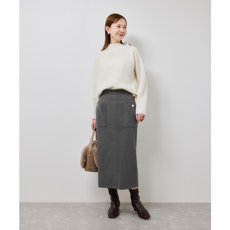 ジャージーアイラインスカート | ROPE' PICNIC | 詳細画像11 