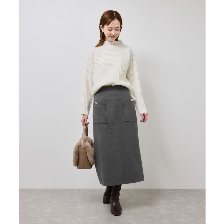 ジャージーアイラインスカート | ROPE' PICNIC | 詳細画像12 