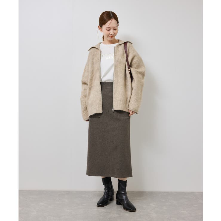 ジャージーアイラインスカート | ROPE' PICNIC | 詳細画像16 