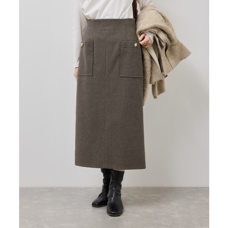 ジャージーアイラインスカート | ROPE' PICNIC | 詳細画像18 