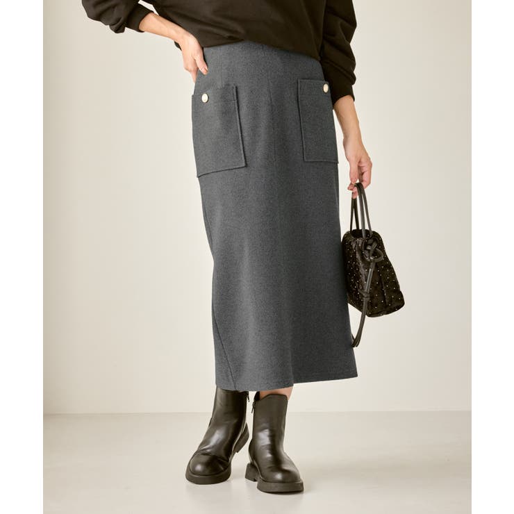 ジャージーアイラインスカート | ROPE' PICNIC | 詳細画像3 