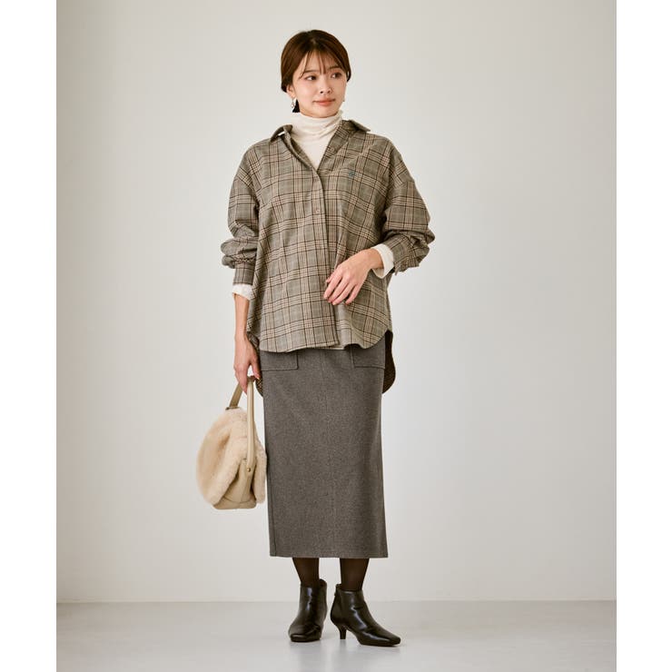 ジャージーアイラインスカート | ROPE' PICNIC | 詳細画像4 