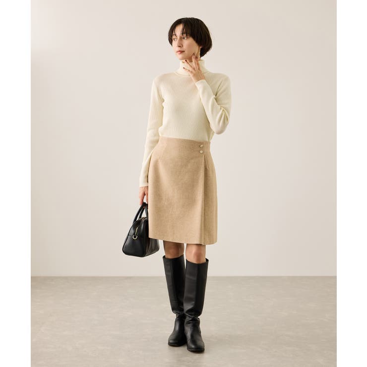 ラメカルゼラップ風金ボタンミニスカート | ROPE' PICNIC | 詳細画像11 