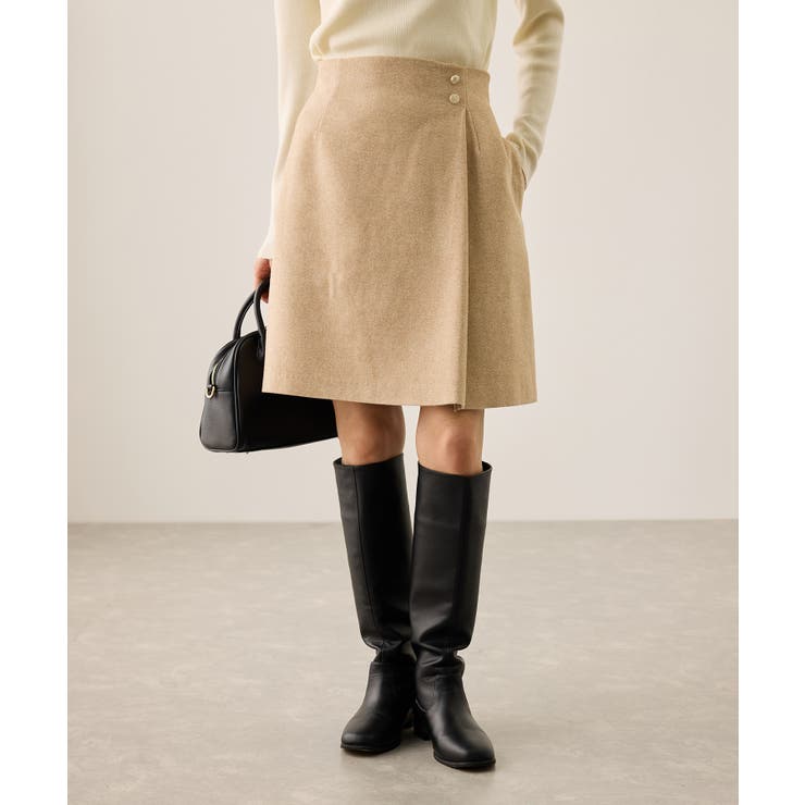 ラメカルゼラップ風金ボタンミニスカート | ROPE' PICNIC | 詳細画像14 