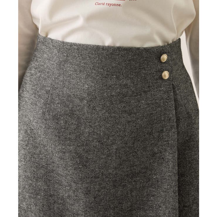 ラメカルゼラップ風金ボタンミニスカート | ROPE' PICNIC | 詳細画像28 