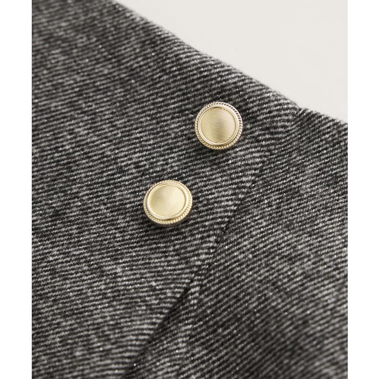 ラメカルゼラップ風金ボタンミニスカート | ROPE' PICNIC | 詳細画像34 