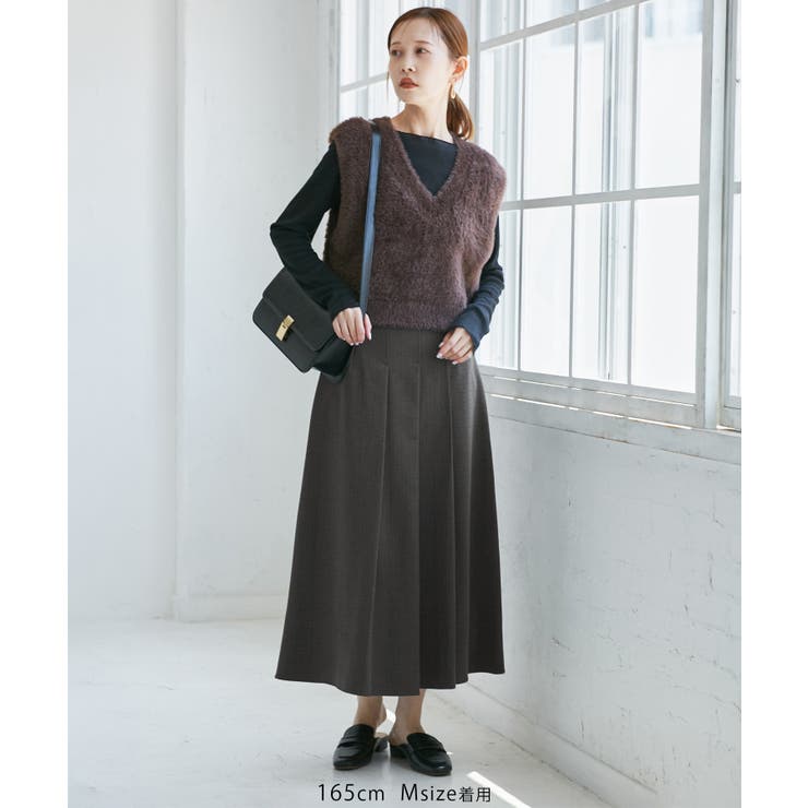 レディハンサムシリーズ ウールライクタックキルトスカート/セットアップ対応 | ROPE' PICNIC | 詳細画像10 