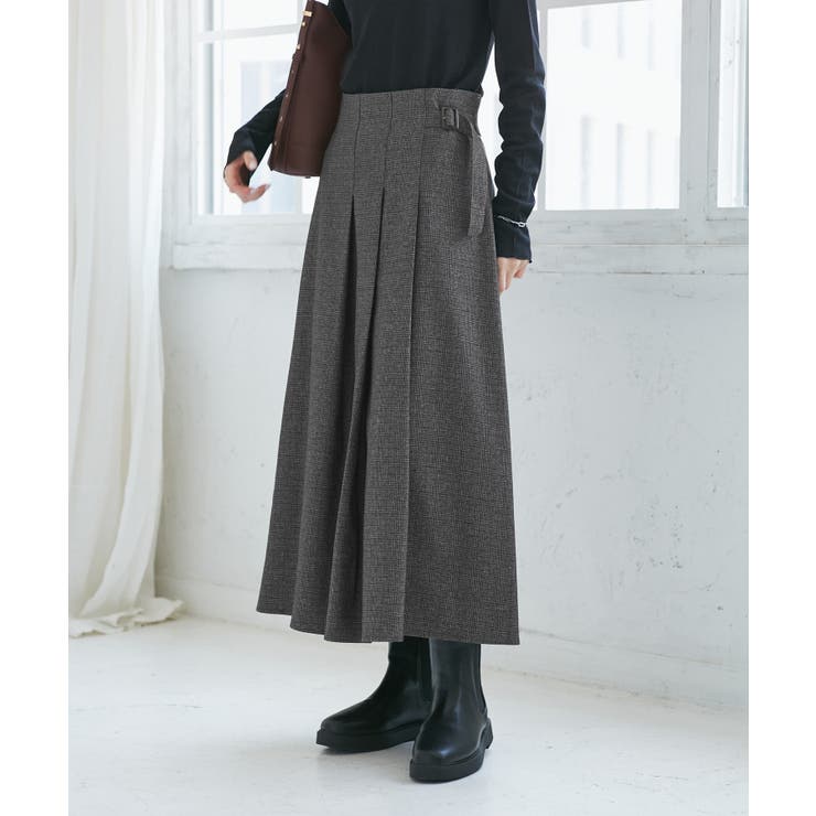 レディハンサムシリーズ ウールライクタックキルトスカート/セットアップ対応 | ROPE' PICNIC | 詳細画像15 