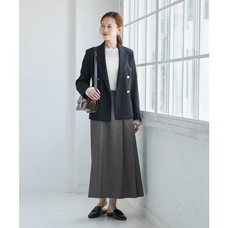 レディハンサムシリーズ ウールライクタックキルトスカート/セットアップ対応 | ROPE' PICNIC | 詳細画像17 