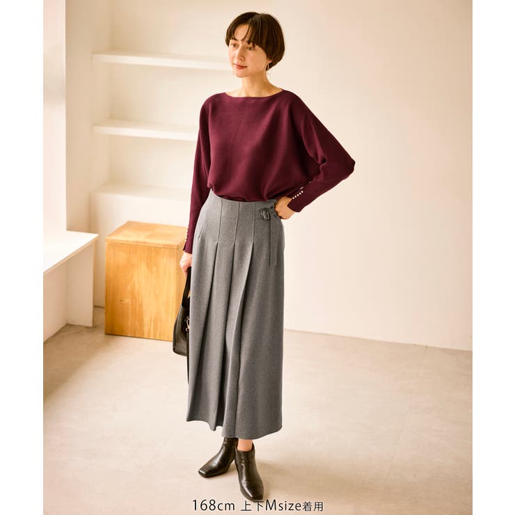 レディハンサムシリーズ ウールライクタックキルトスカート/セットアップ対応 | ROPE' PICNIC | 詳細画像2 