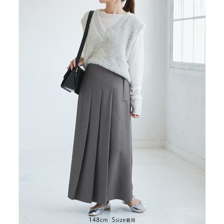 レディハンサムシリーズ ウールライクタックキルトスカート/セットアップ対応 | ROPE' PICNIC | 詳細画像25 