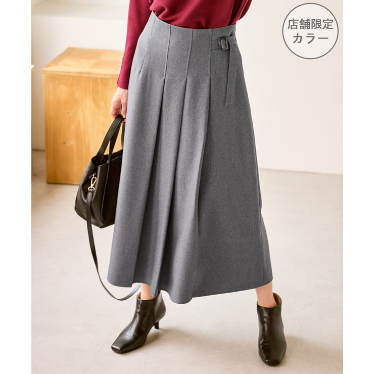 レディハンサムシリーズ ウールライクタックキルトスカート/セットアップ対応 | ROPE' PICNIC | 詳細画像3 