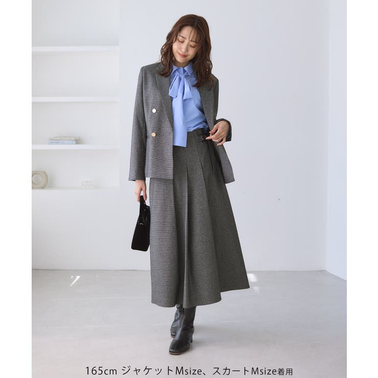 レディハンサムシリーズ ウールライクタックキルトスカート/セットアップ対応 | ROPE' PICNIC | 詳細画像7 