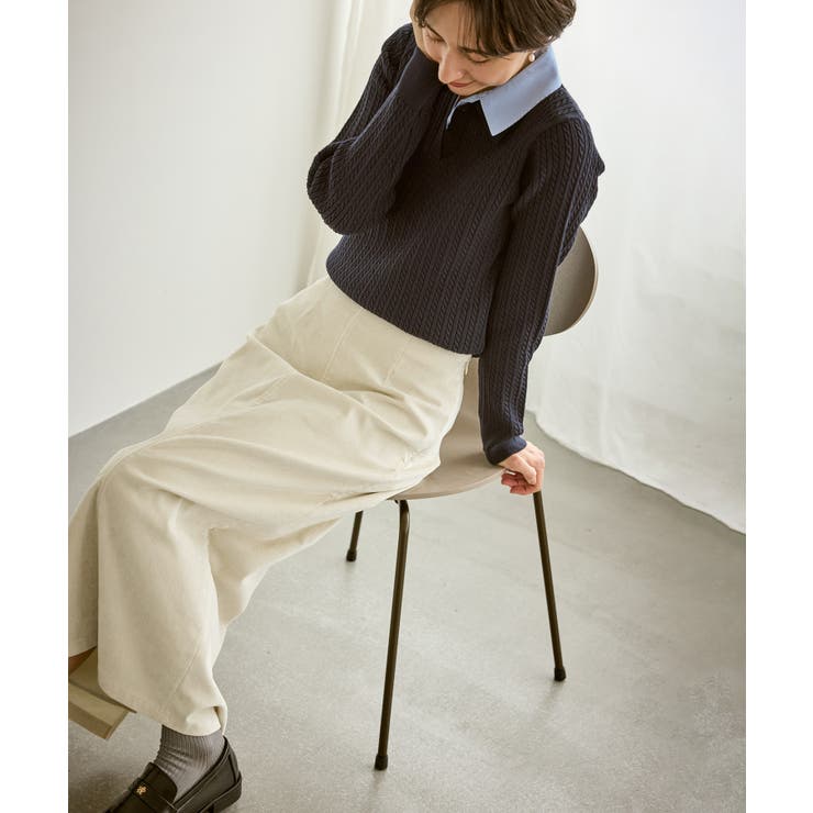 シェニール織アイラインスカート | ROPE' PICNIC | 詳細画像14 