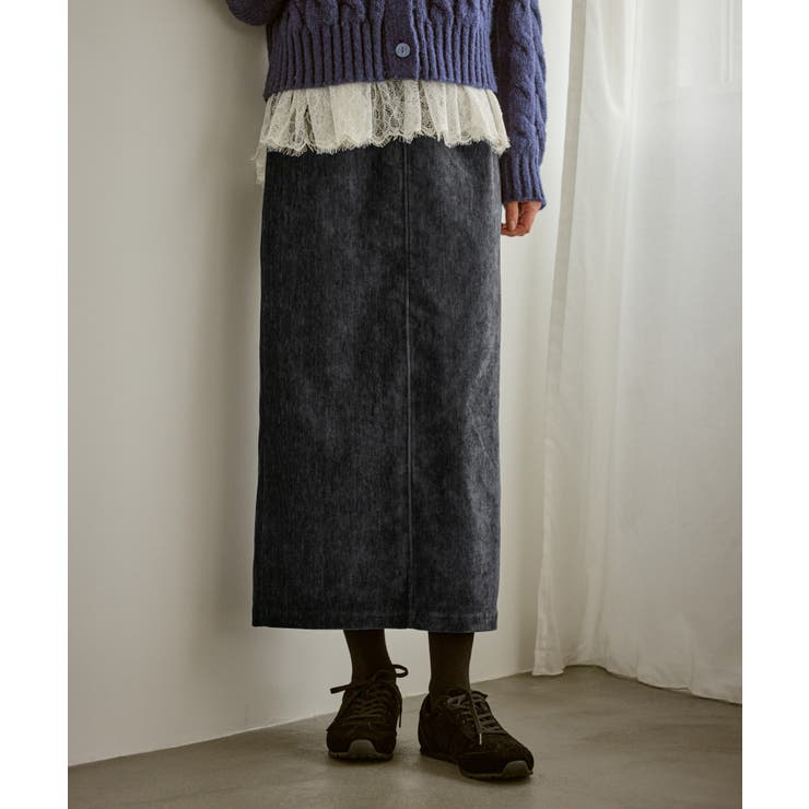 シェニール織アイラインスカート | ROPE' PICNIC | 詳細画像5 