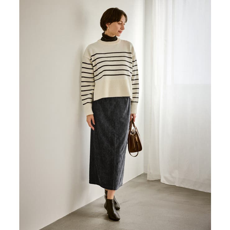 シェニール織アイラインスカート | ROPE' PICNIC | 詳細画像8 