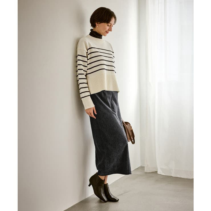 シェニール織アイラインスカート | ROPE' PICNIC | 詳細画像9 