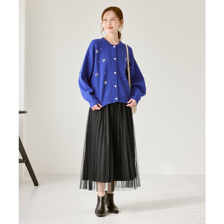 キラキラチュールプリーツスカート/着丈が選べる | ROPE' PICNIC | 詳細画像10 