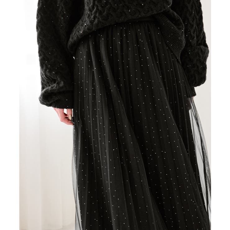 キラキラチュールプリーツスカート/着丈が選べる | ROPE' PICNIC | 詳細画像13 