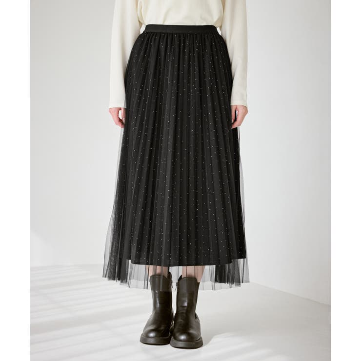 キラキラチュールプリーツスカート/着丈が選べる | ROPE' PICNIC | 詳細画像16 